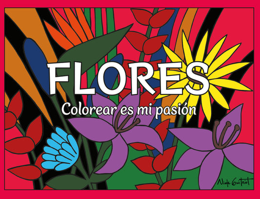 Libro para Colorear - Flores 40% CYBER!!