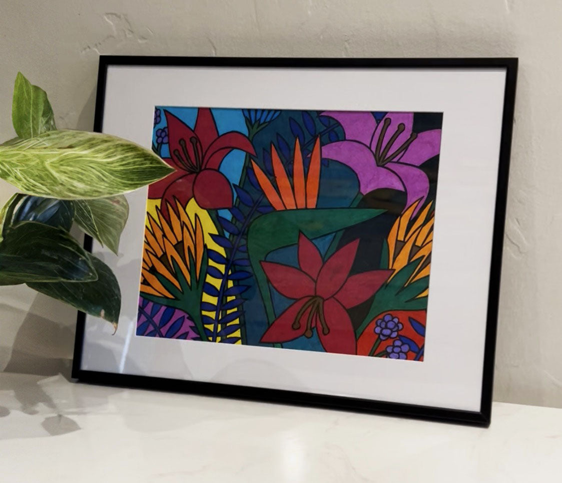 Libro para Colorear - Flores