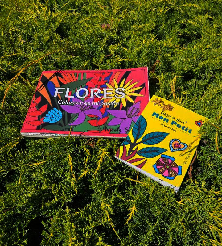 Pack Creativo: Art Book Flores + Mon Petit