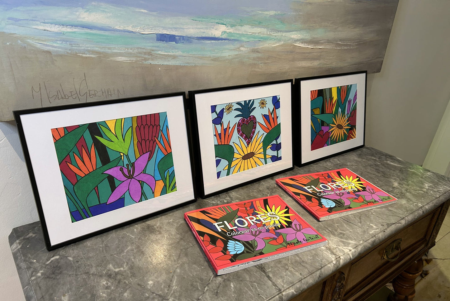 Libro para Colorear - Flores