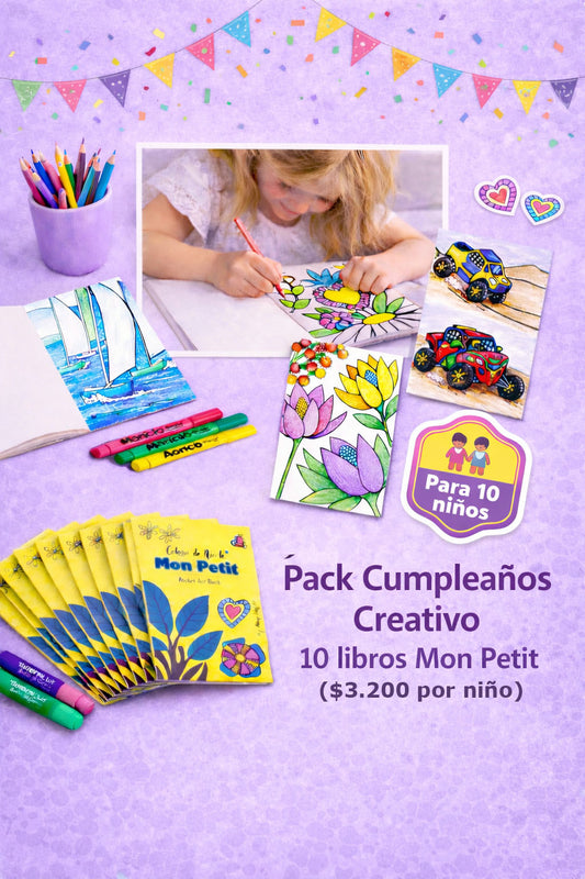 Pack Cumpleaños Creativo Mon Petit (10 libros)