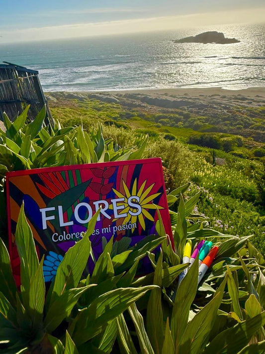 Libro para Colorear - Flores
